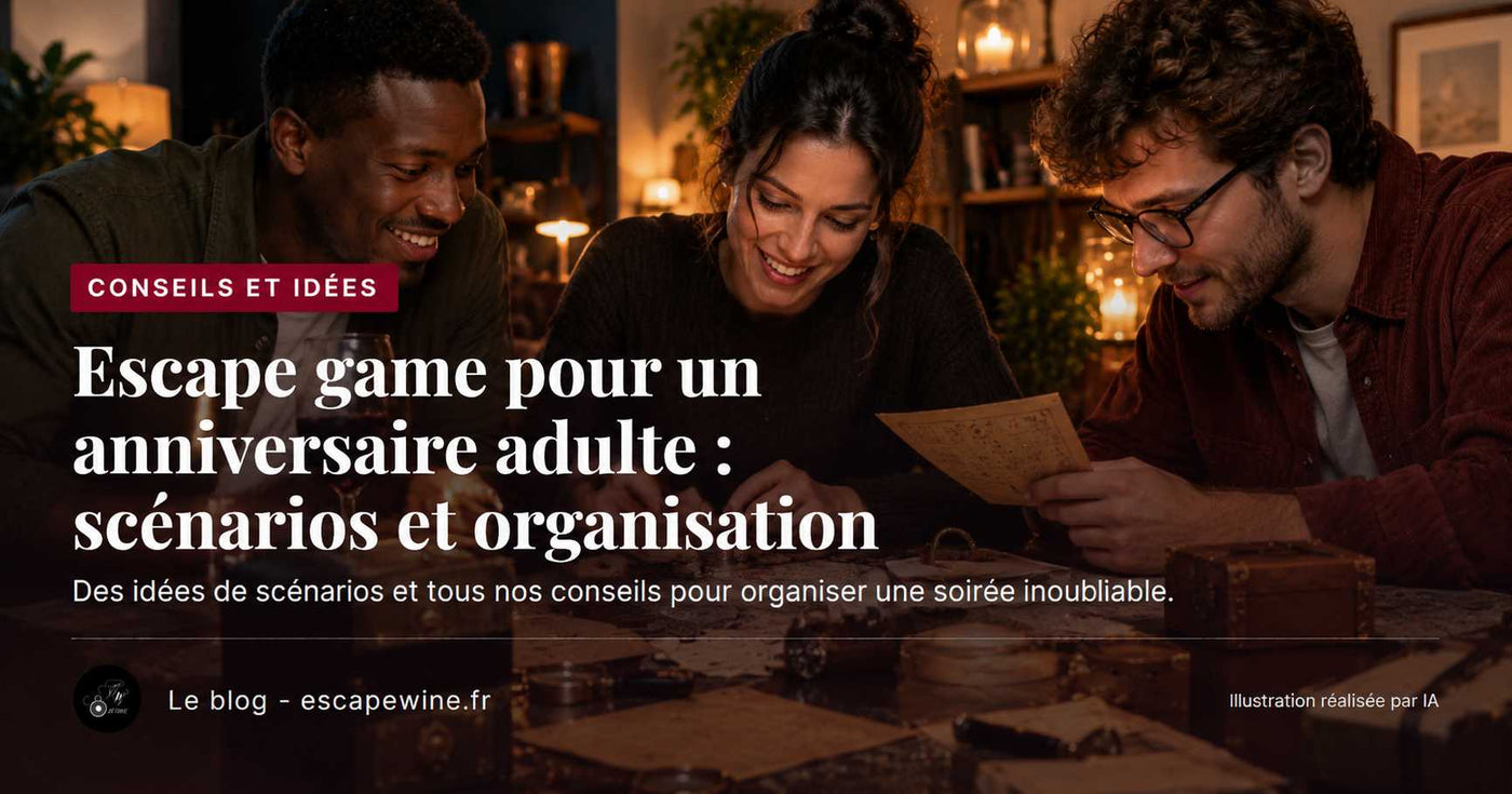 Escape game pour un anniversaire adulte : scénarios et organisation