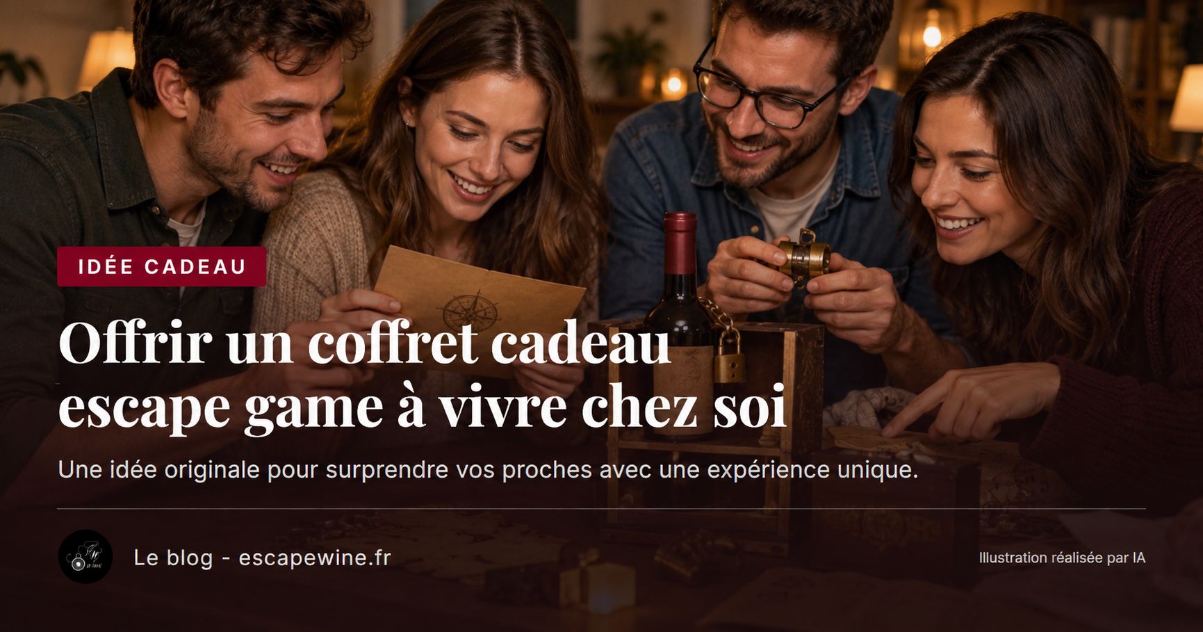 Offrir un coffret cadeau escape game à vivre chez soi