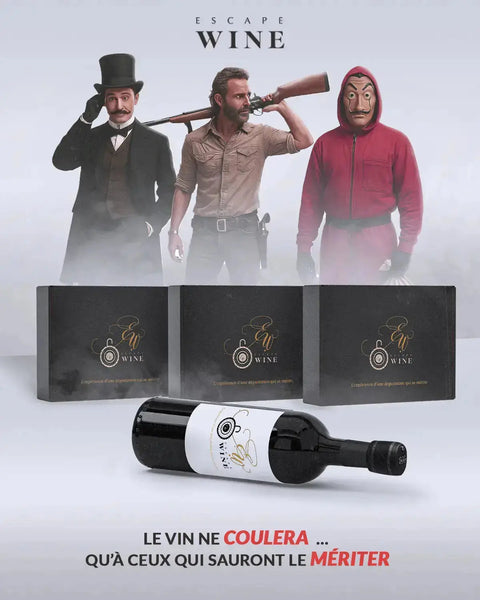 Arsène Luvin + Cava de papel Escapewinebox
